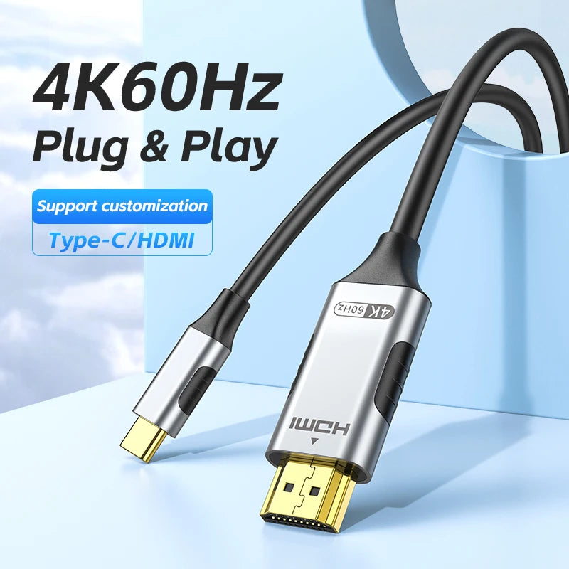 Whavi USB-C to HDMI Cable - 8K / 4K Display Ready