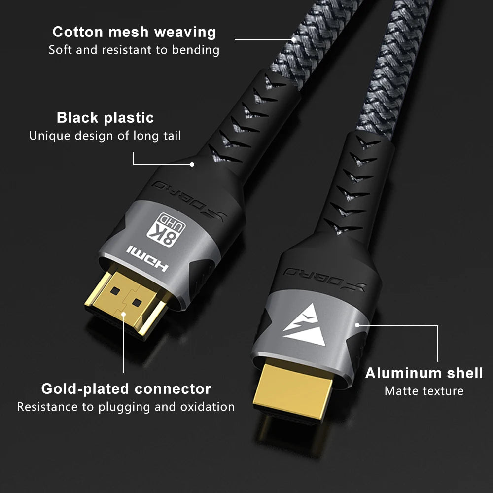 Whavi Ultra HD HDMI 2.1 Cable - 8K / 4K 120Hz