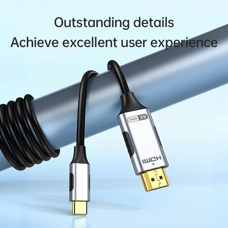 Whavi USB-C to HDMI Cable - 8K / 4K Display Ready