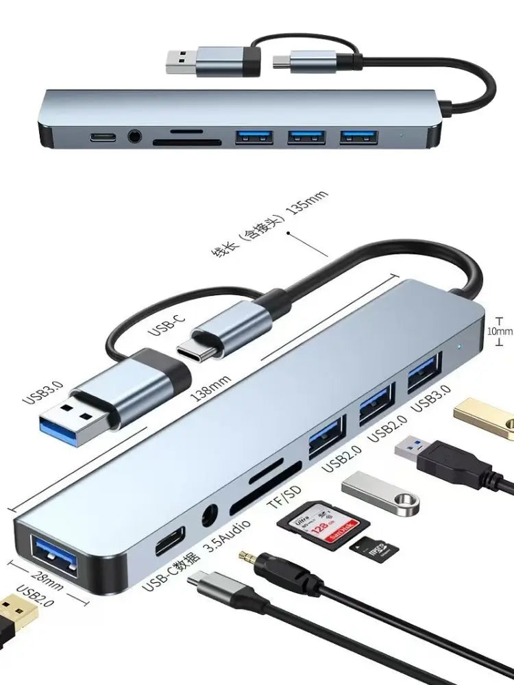 Whavi 3-in-1 USB-C Hub - HDMI, USB 3.0 & PD Charging