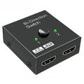 Whavi 4K HDMI Switch - 2-Port Bi-Directional Splitter