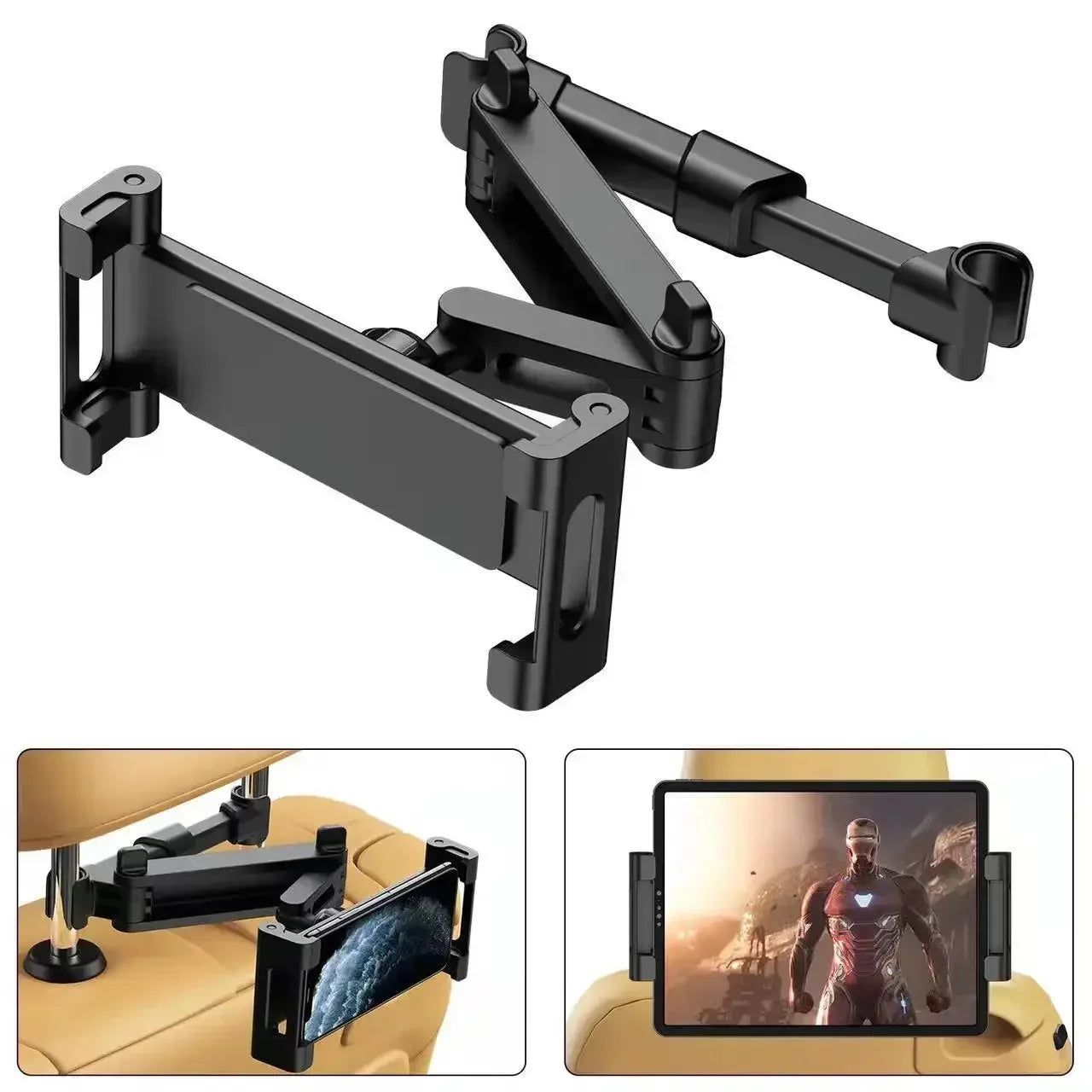 Whavi Car Tablet Headrest Holder - Back Seat Mount