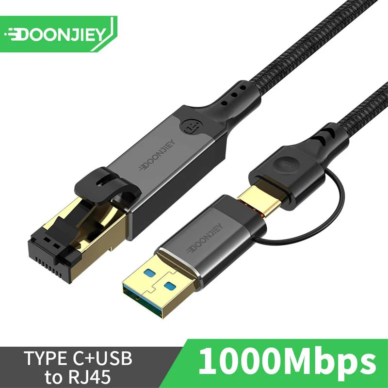 Whavi USB-C to Ethernet Adapter - Gigabit LAN