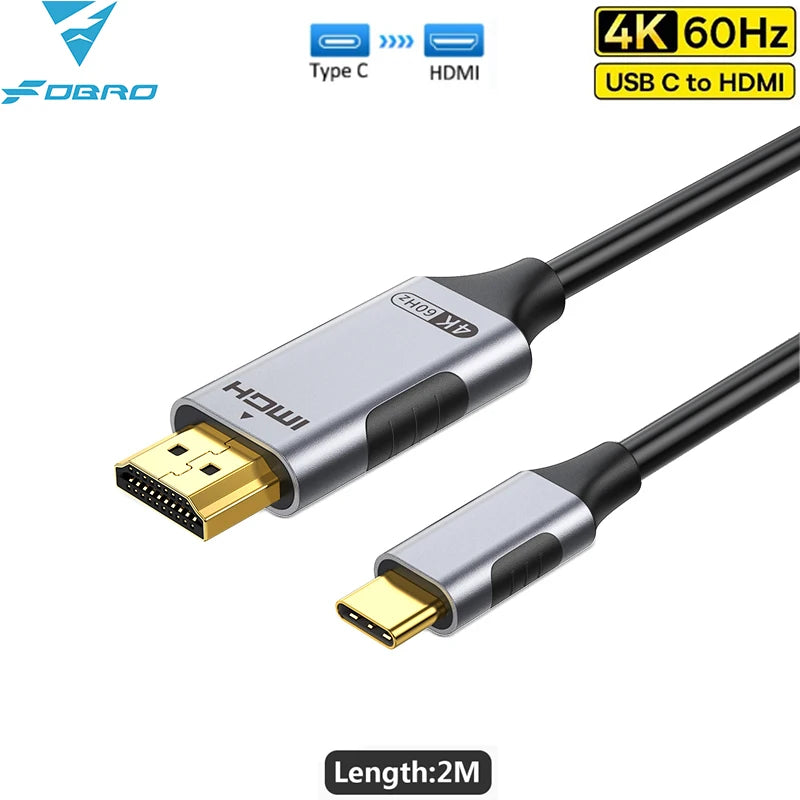 Whavi USB-C to HDMI Cable - 8K / 4K Display Ready