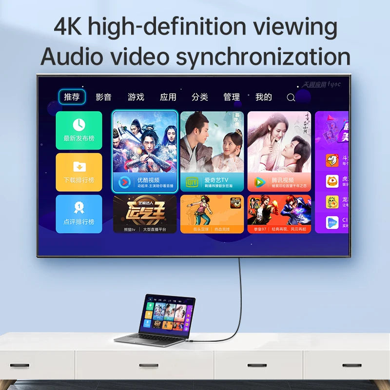 Whavi USB-C to HDMI Cable - 8K / 4K Display Ready
