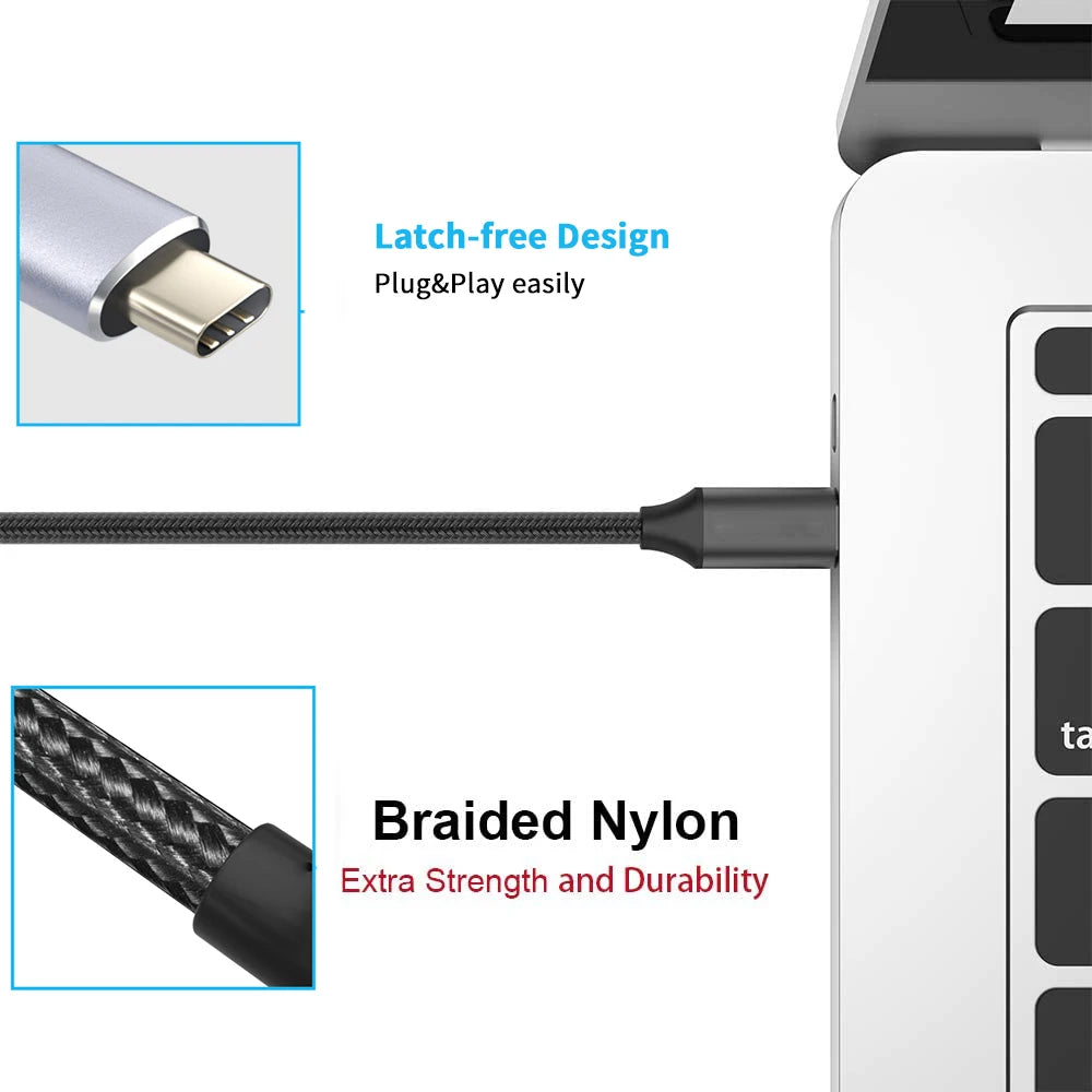 Whavi USB-C to DisplayPort Cable - 4K / 8K Ready
