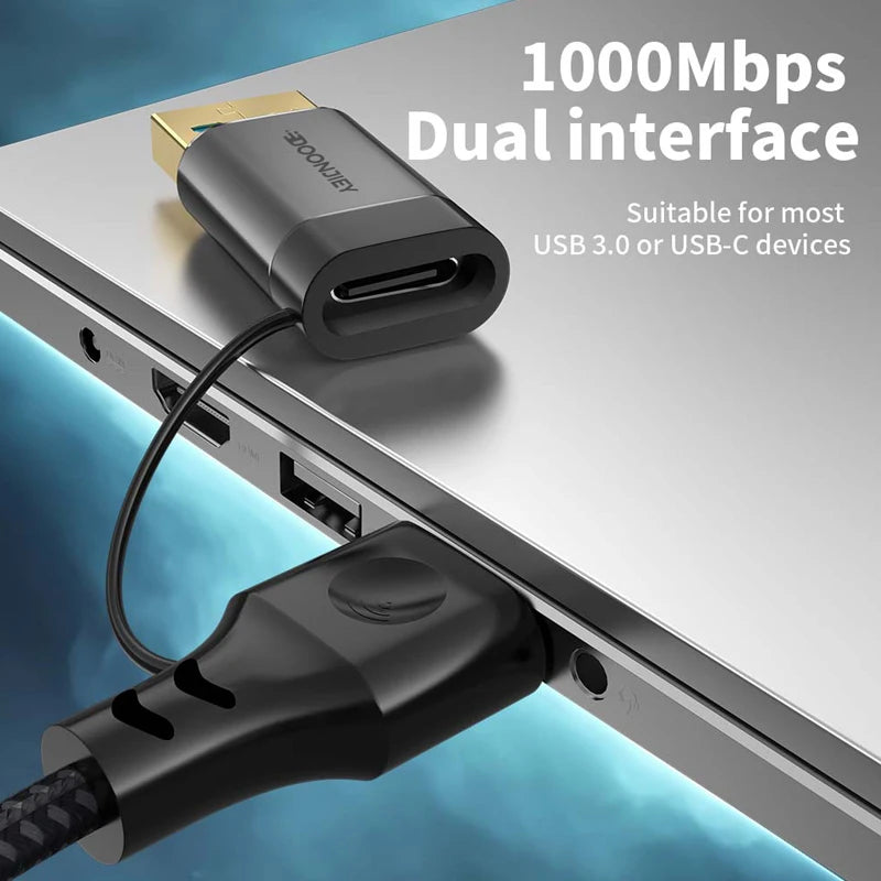Whavi USB-C to Ethernet Adapter - Gigabit LAN