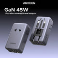 Whavi 45W Universal Travel Adapter - 6-Device Fast Charge