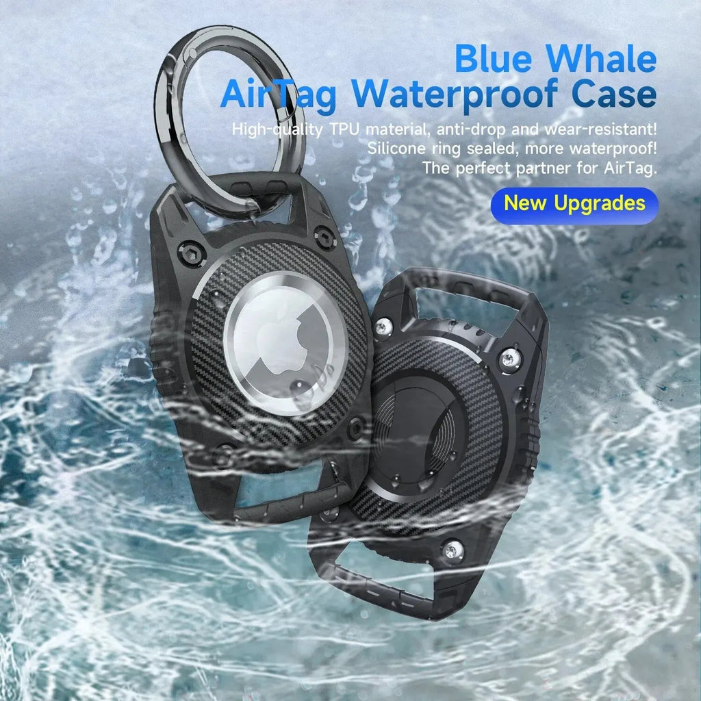 Whavi AirTag Holder - Waterproof Luggage Keychain