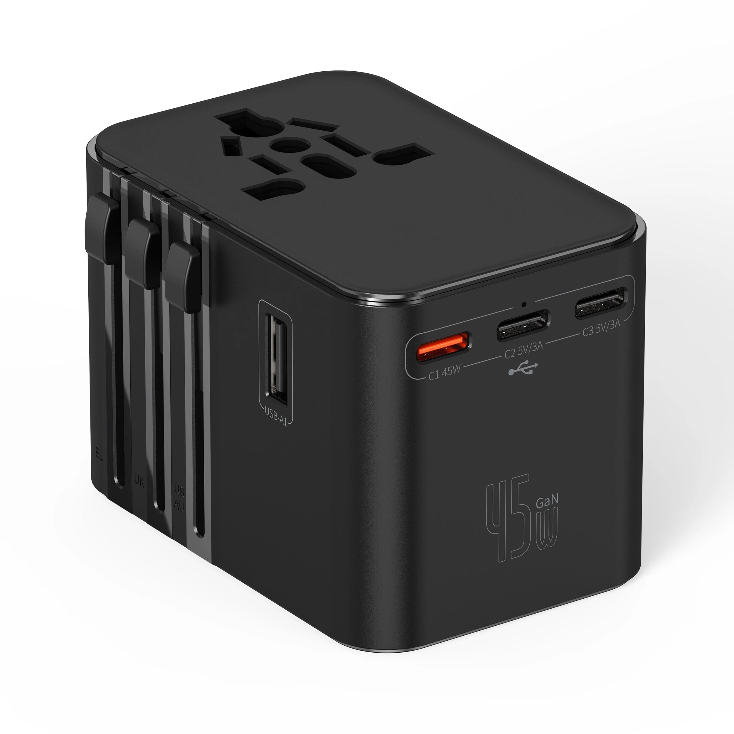Whavi Universal Travel Adapter - 20W to 65W USB-C Fast Charging