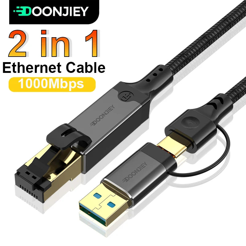 Whavi USB-C to Ethernet Adapter - Gigabit LAN